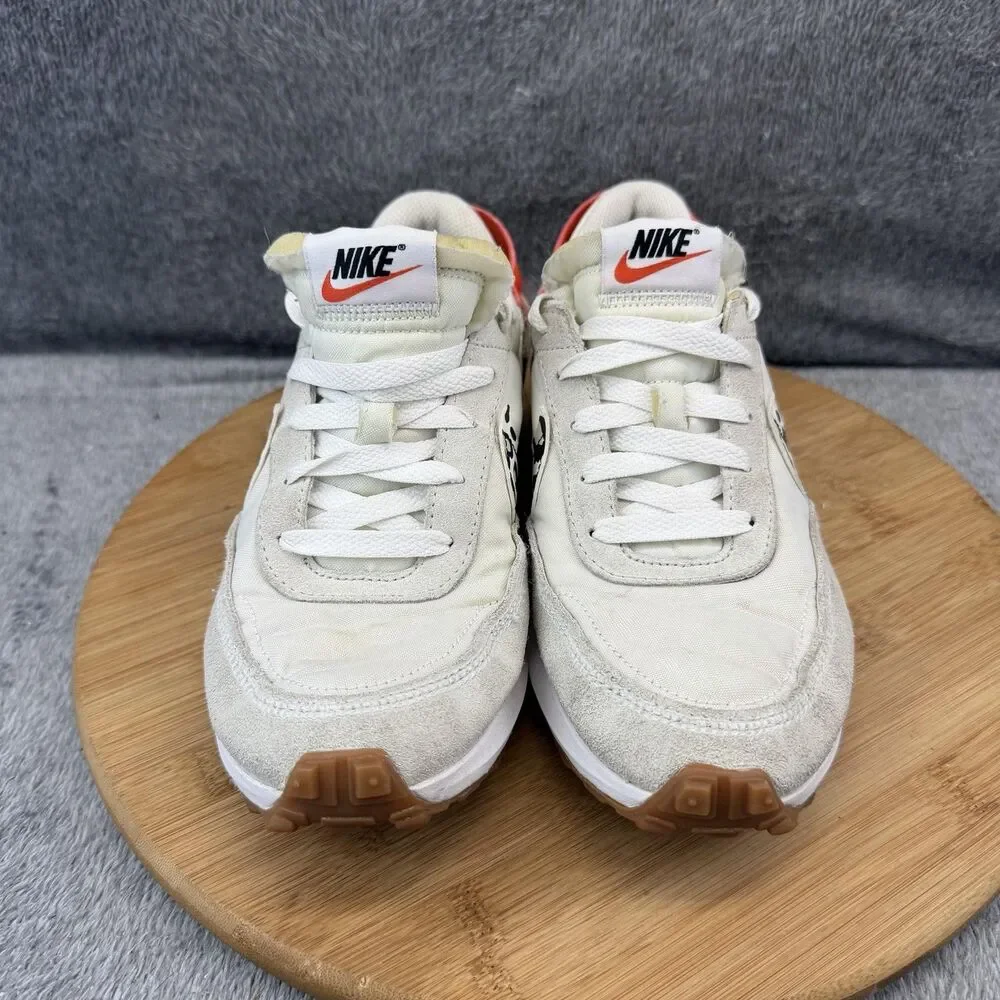 Nike Shoes Womens Size 7 White Suede Animal Print Orange Sneakers DZ5201-100